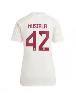 Ženski Nogometna dresi replika Bayern Munich Jamal Musiala #42 Tretji 2023-24 Kratek rokav